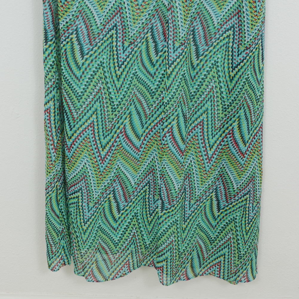 Sharagano Sleeveless Maxi Dress with Aztec Print - Picture 7 of 8